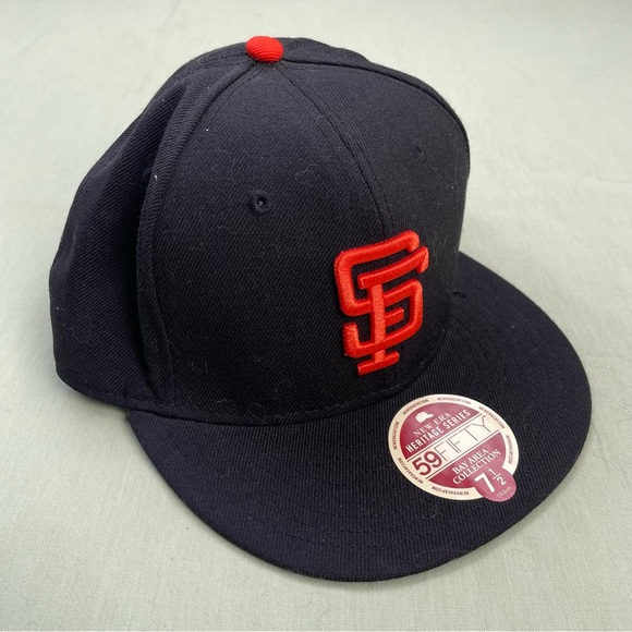 MLB San Francisco Giants SF baseball hat new era - size 7 1/2 - Picture 2 of 8